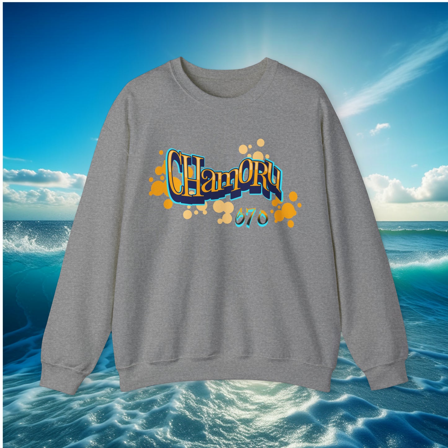 CHamoru Bubbles 670 Unisex Sweatshirt