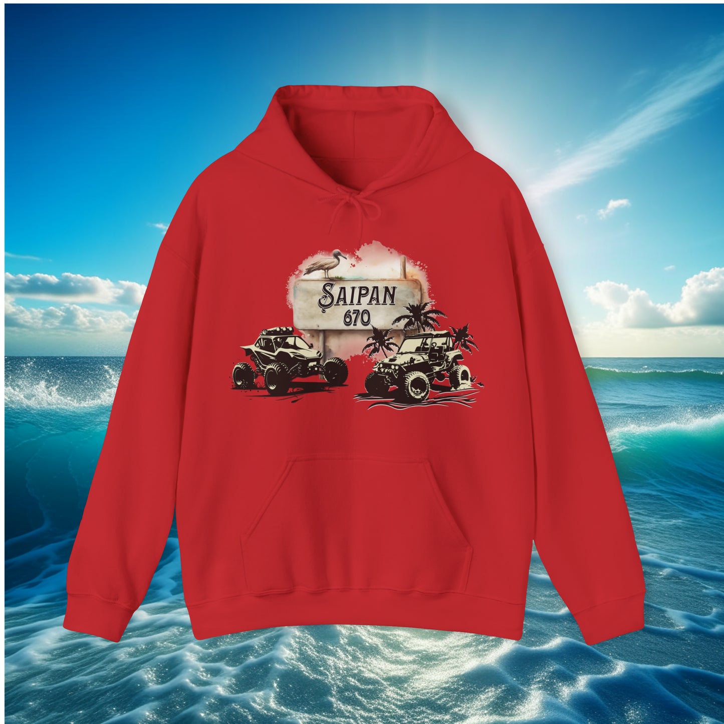 Saipan 670 4wheeler Pullover Unisex Hoodie