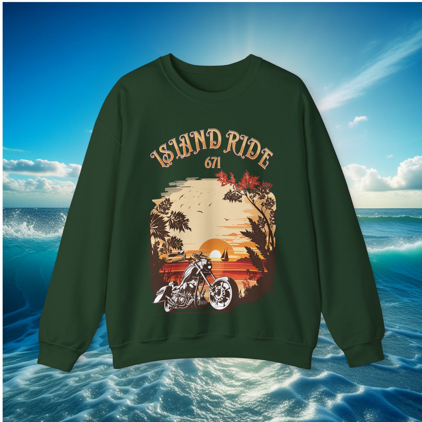 Island Ride 671 Unisex Sweatshirt