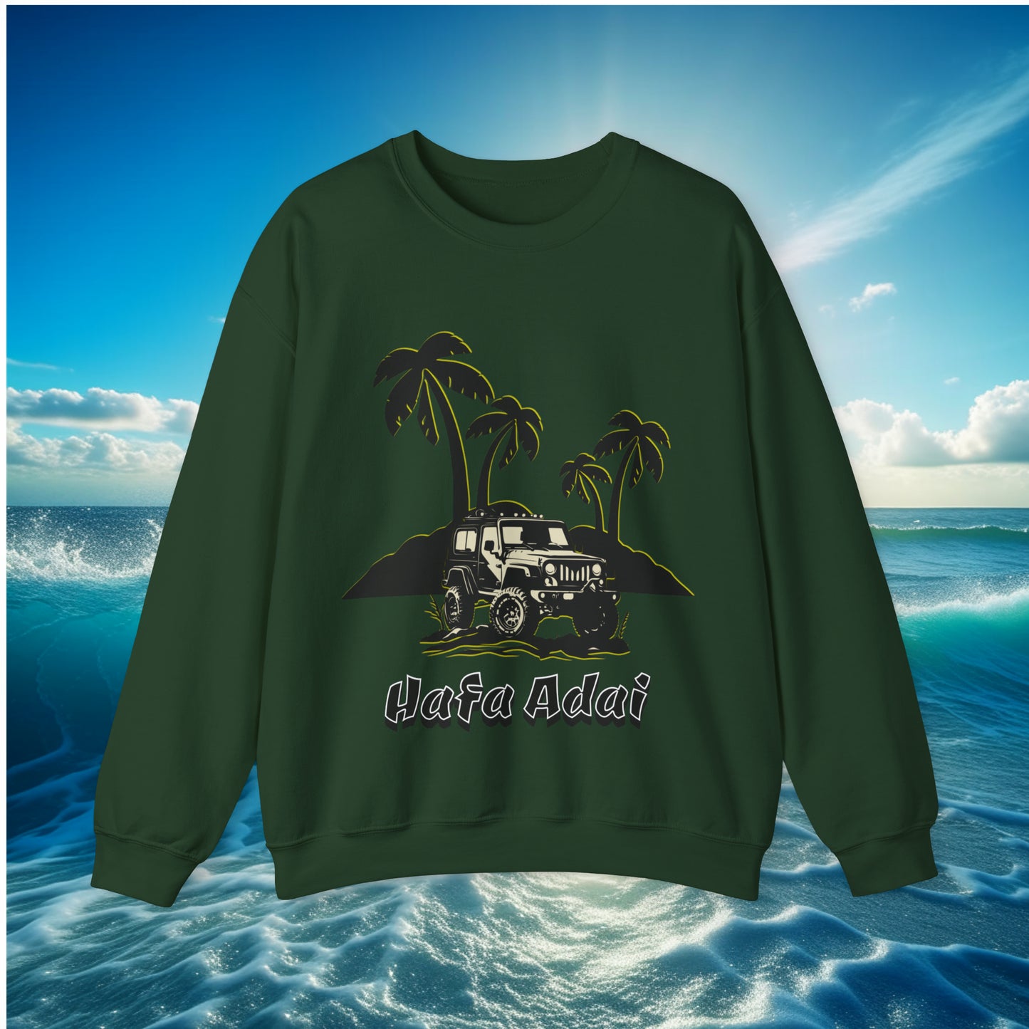 Hafa Adai Jeep Unisex Sweatshirt