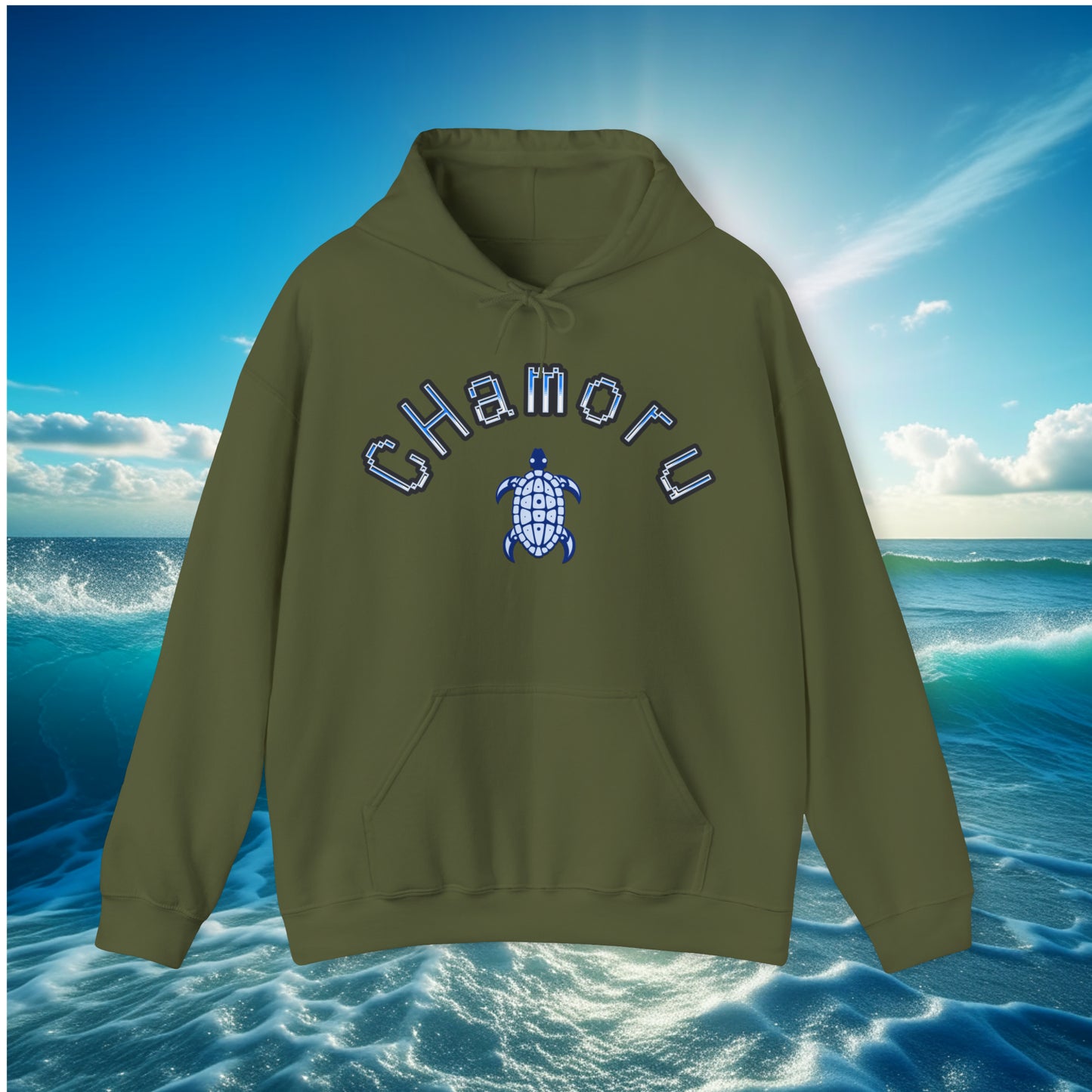 CHamoru Turtle Pullover Unisex Hoodie