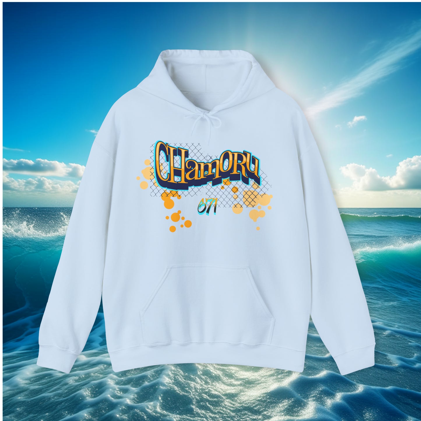 Chamoru Bubbles 671 Pullover Unisex Hoodie