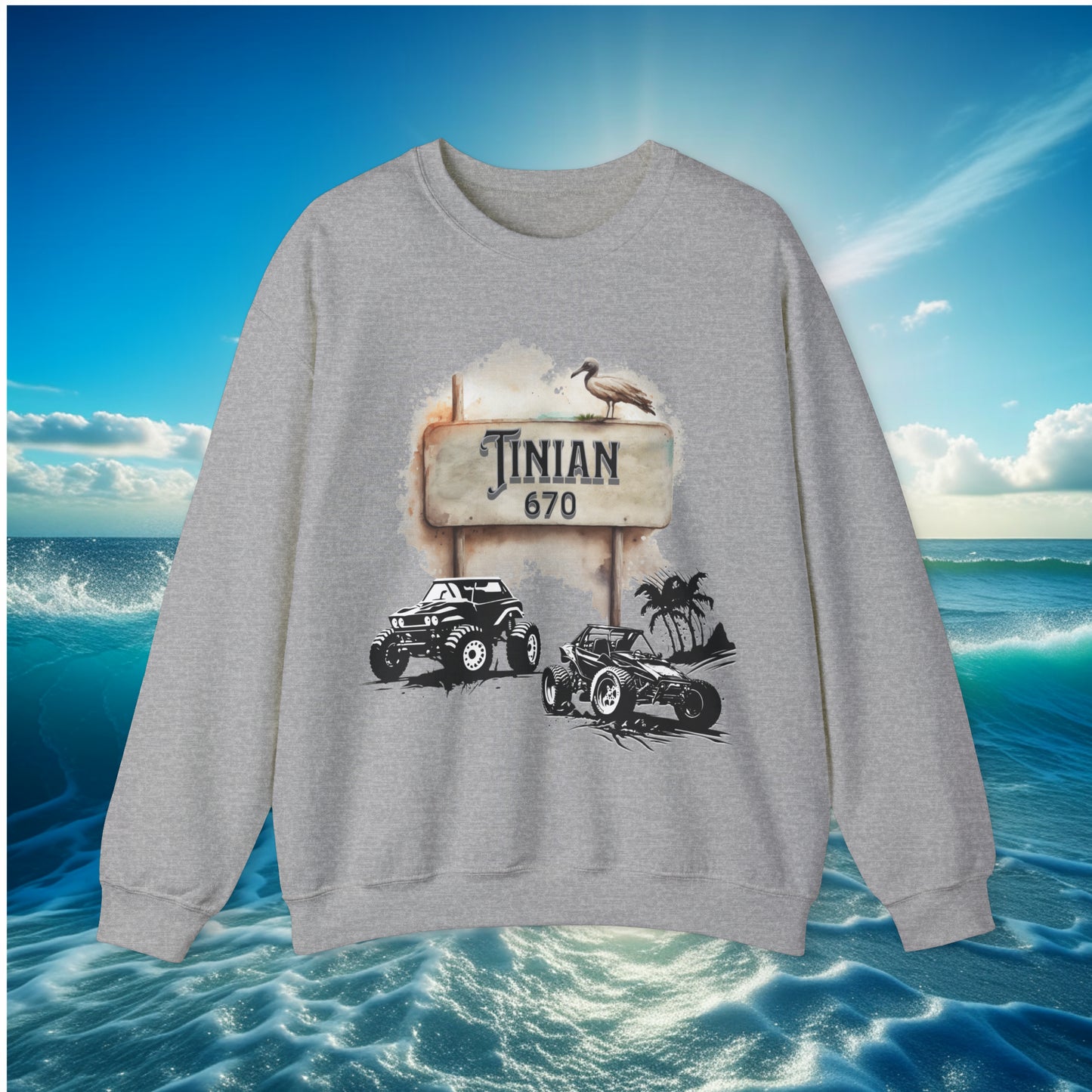 Tinian 670 4wheeler Unisex Sweatshirt