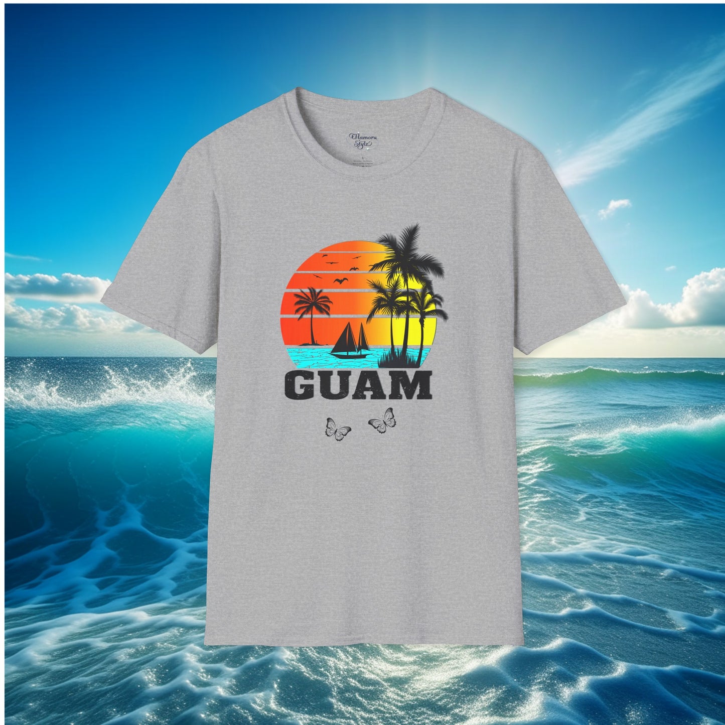 Guam Sunset Unisex T-shirt