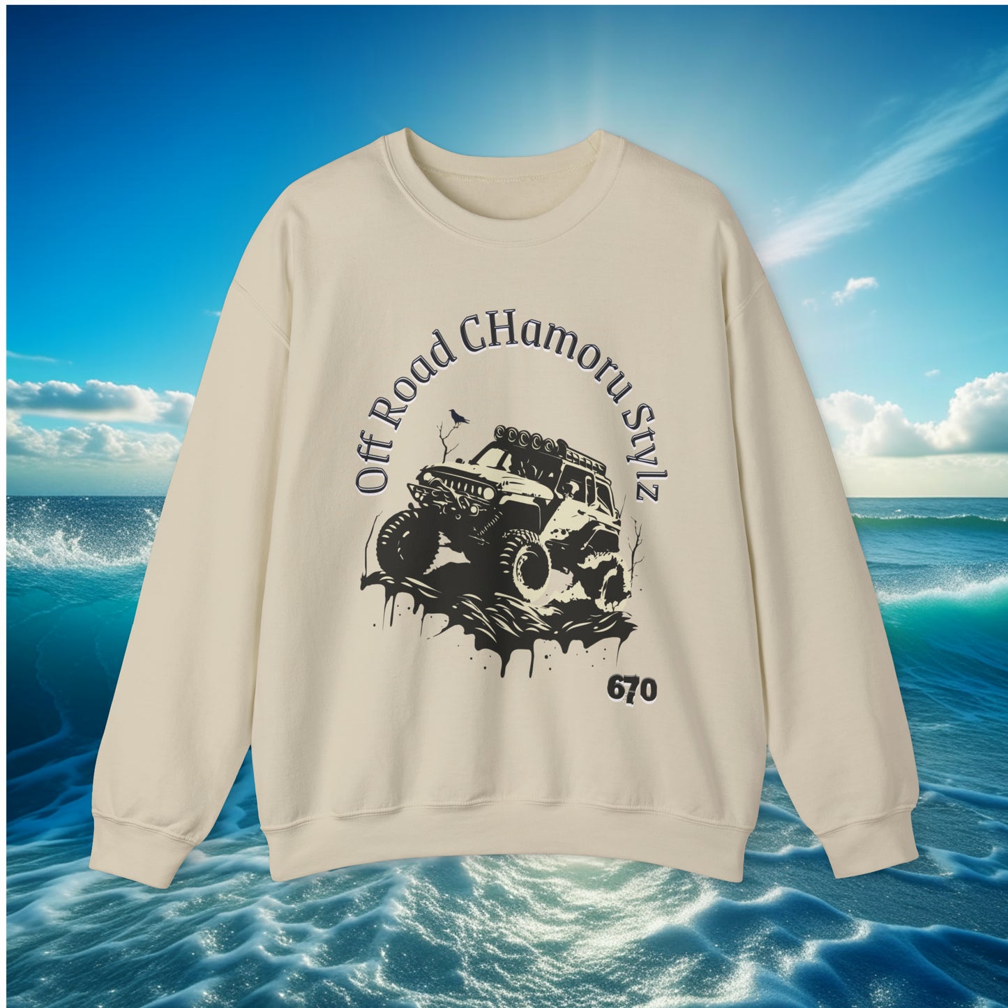 Off Road CHamoru Stylz 670 Unisex Sweatshirt