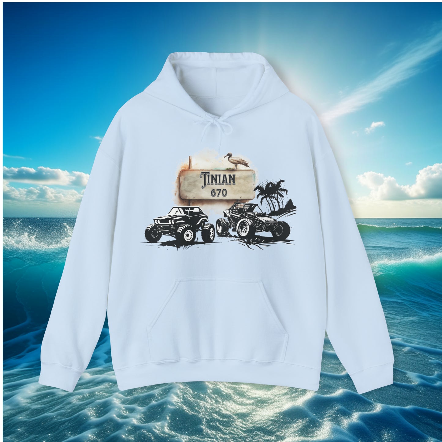 Tinian 670 4wheeler Pullover Unisex Hoodie