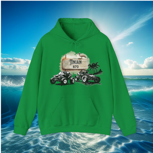 Tinian 670 4wheeler Pullover Unisex Hoodie