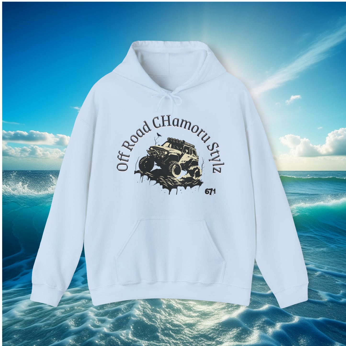 Off Road CHamoru Stylz 671 Pullover Unisex Hoodie