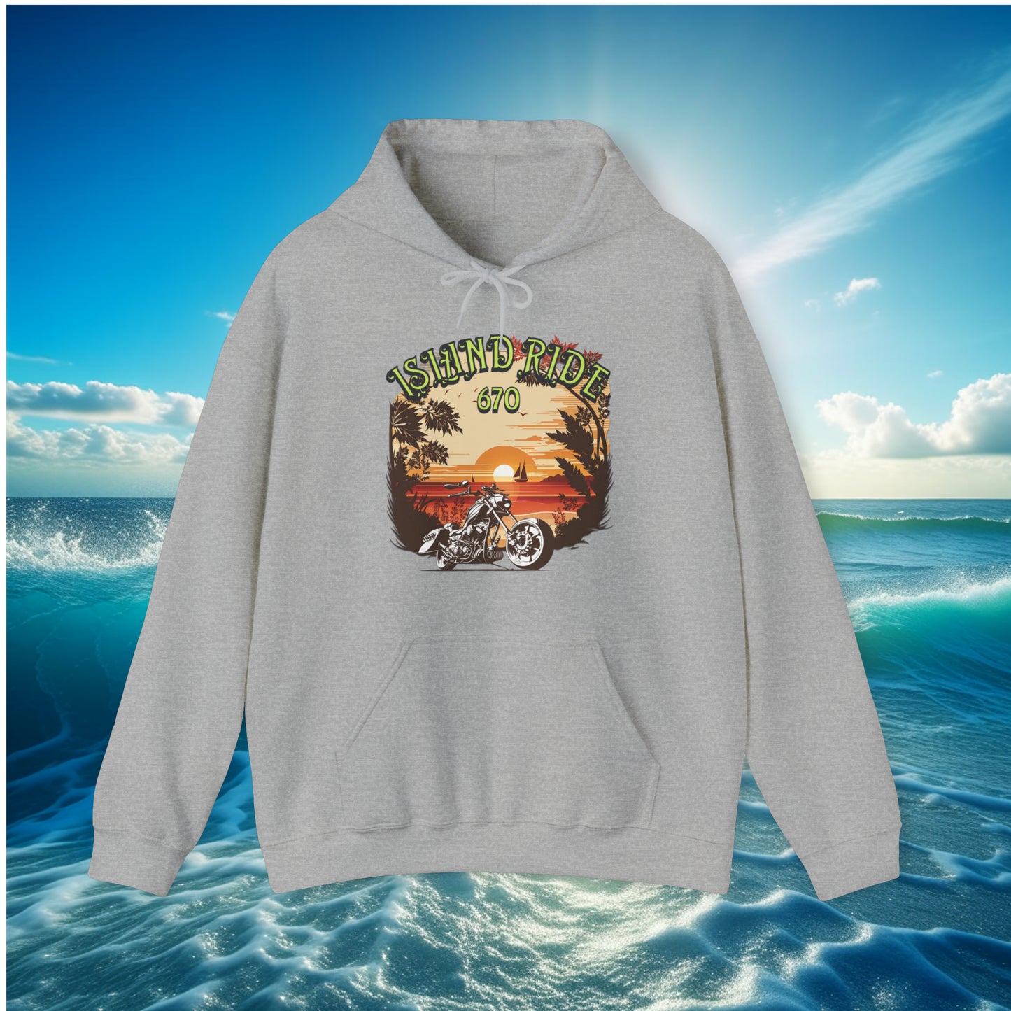 Island Ride 670 Pullover Unisex Hoodie