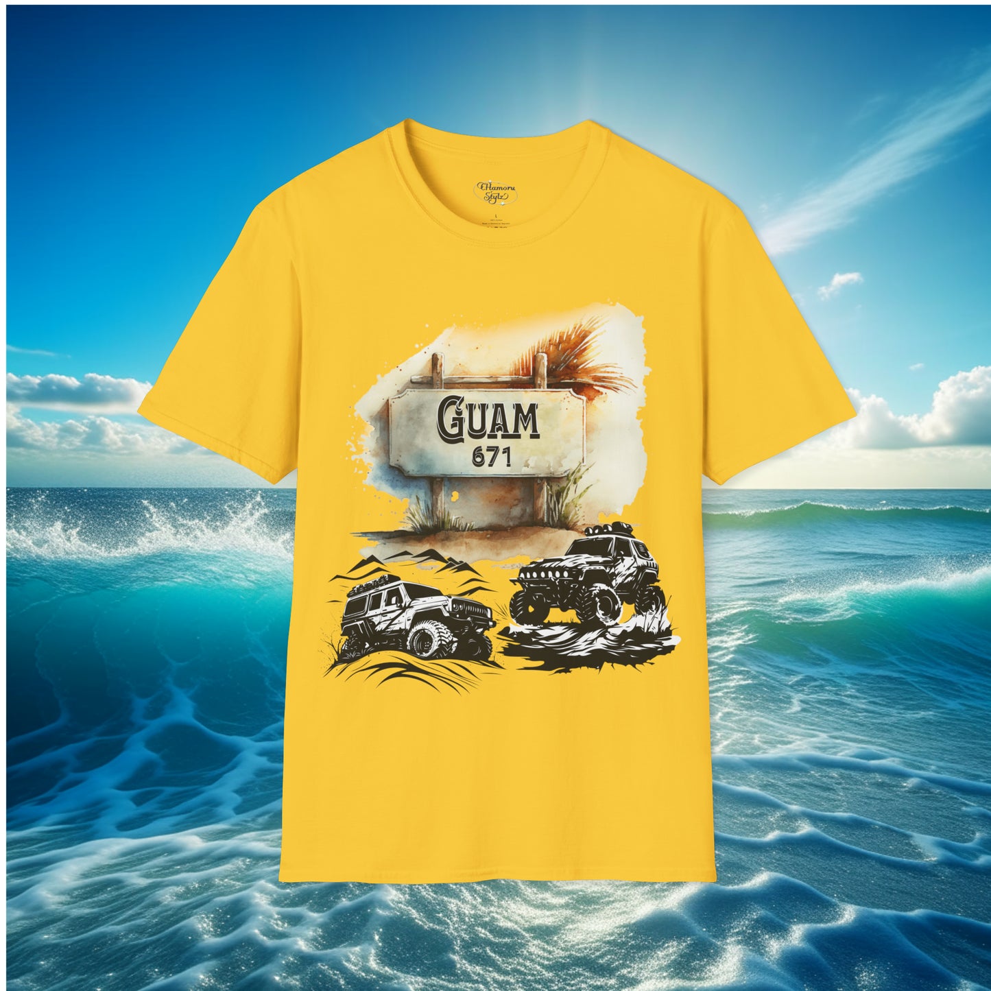 Guam 671 4wheeler Unisex T-shirt