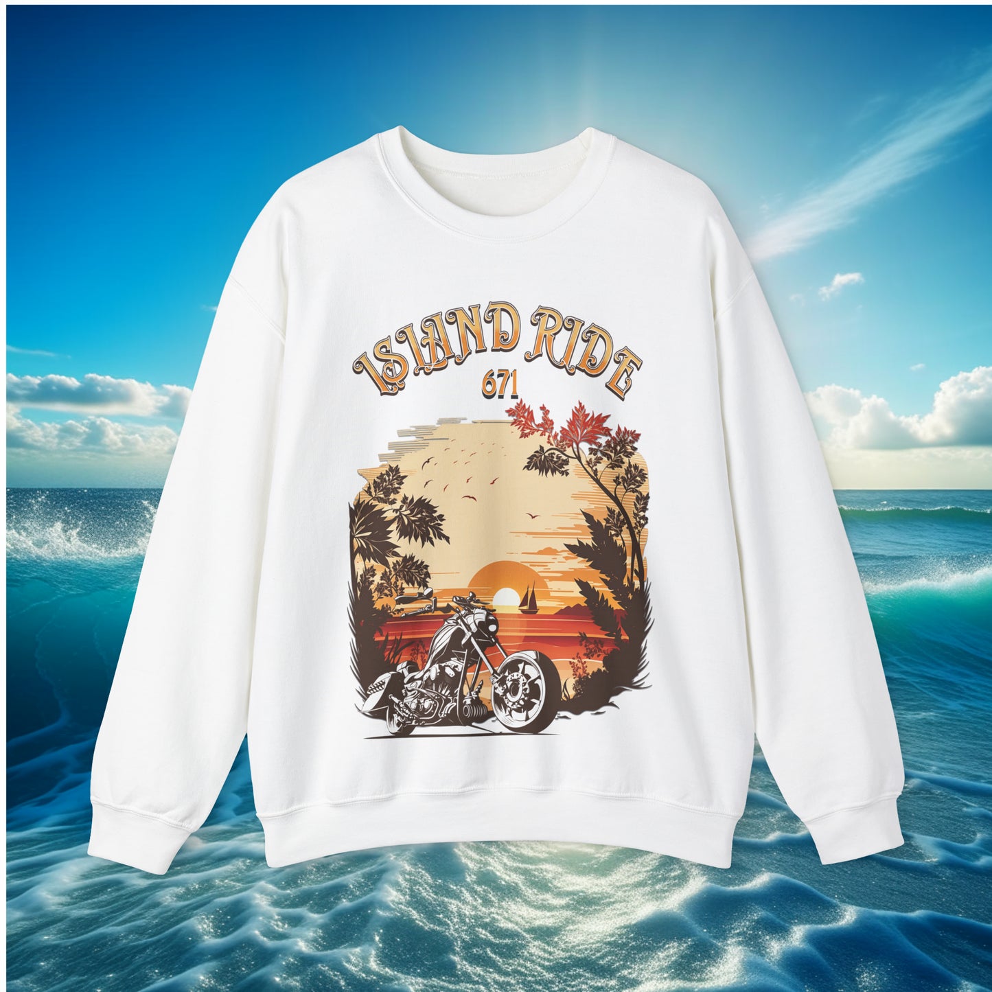 Island Ride 671 Unisex Sweatshirt