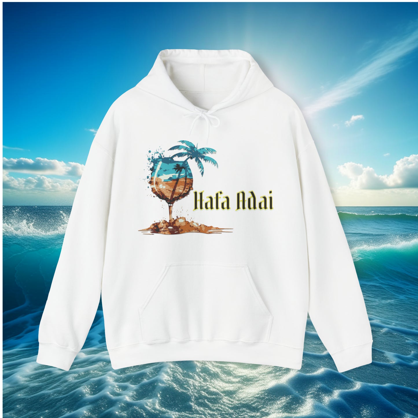 Hafa Adai Glass Pullover Unisex Hoodie