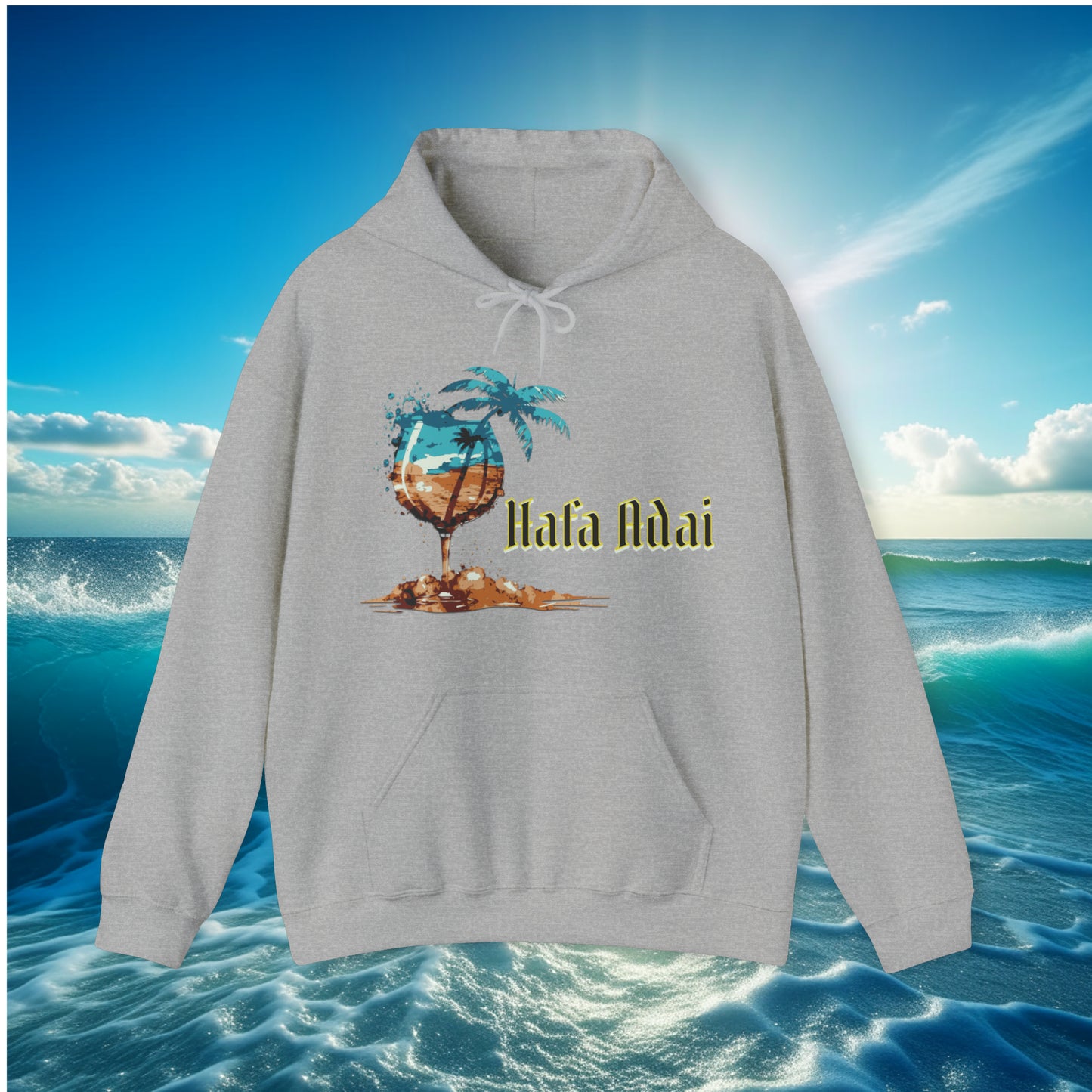 Hafa Adai Glass Pullover Unisex Hoodie