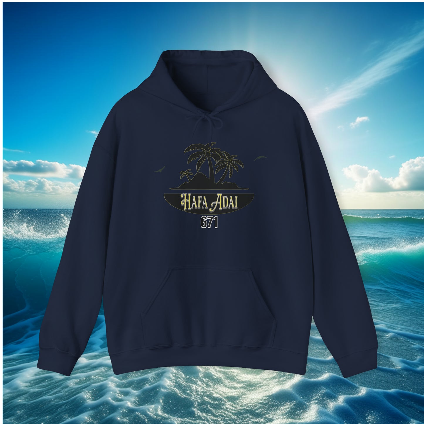 Hafa Adai 671 Island Pullover Unisex Hoodie