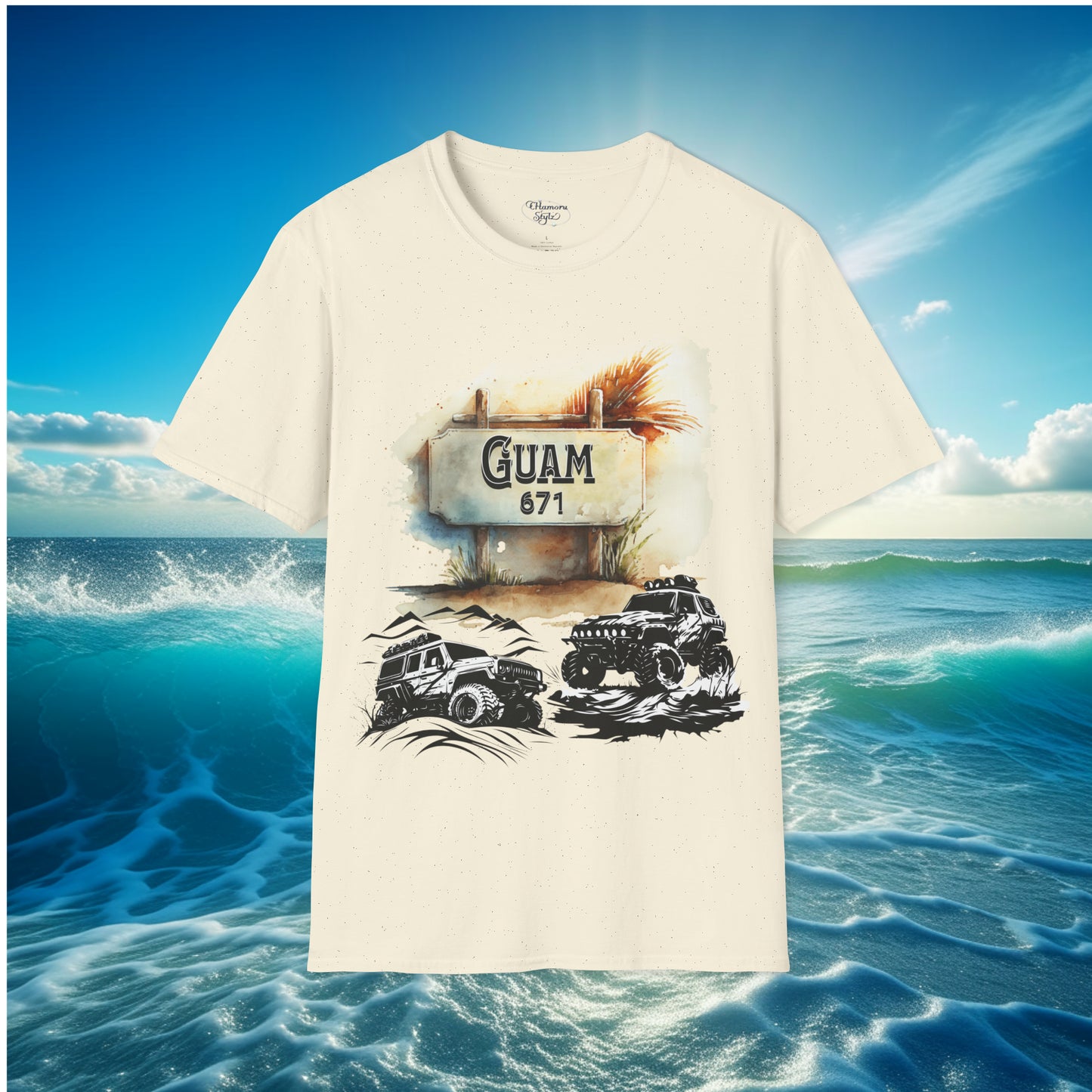 Guam 671 4wheeler Unisex T-shirt