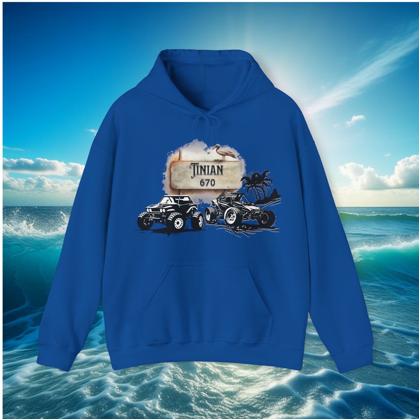 Tinian 670 4wheeler Pullover Unisex Hoodie