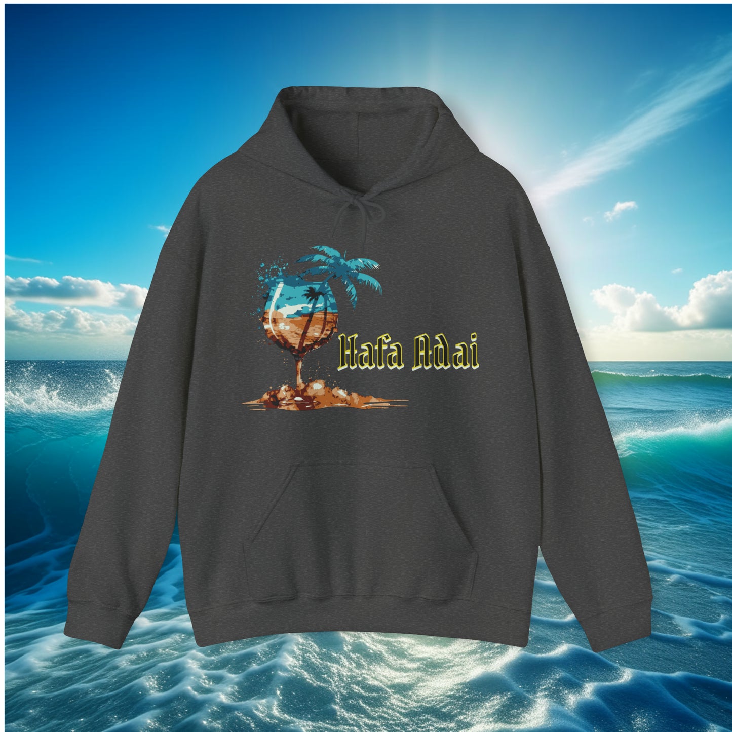 Hafa Adai Glass Pullover Unisex Hoodie