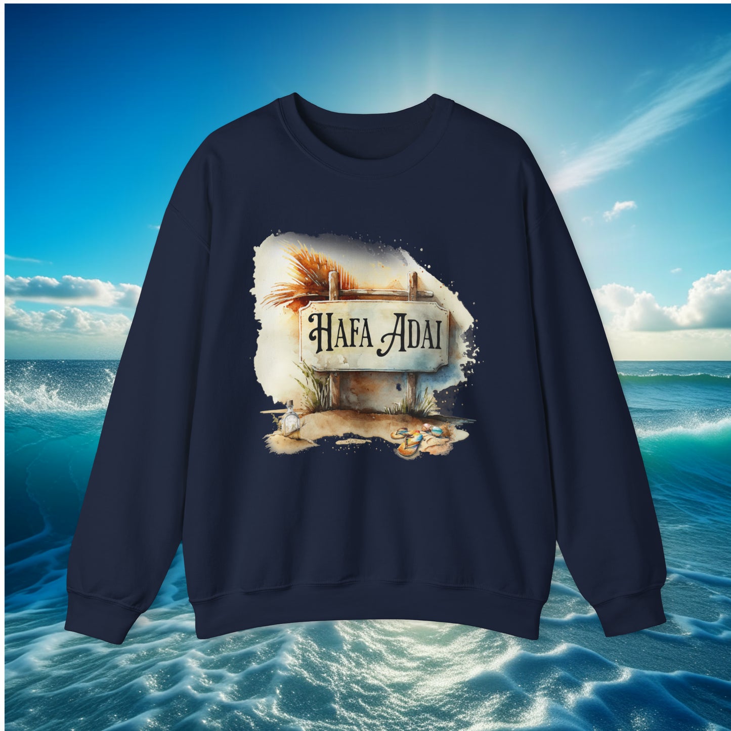 Hafa Adai Sign Unisex Sweatshirt