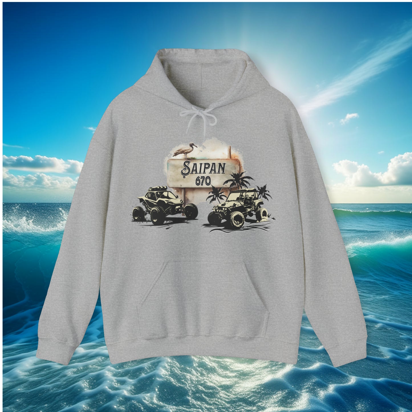 Saipan 670 4wheeler Pullover Unisex Hoodie