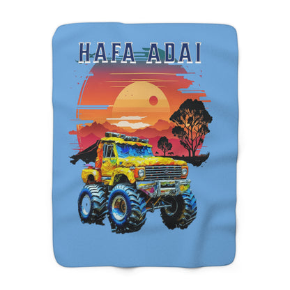 Hafa Adai Sherpa Fleece Throw Blanket