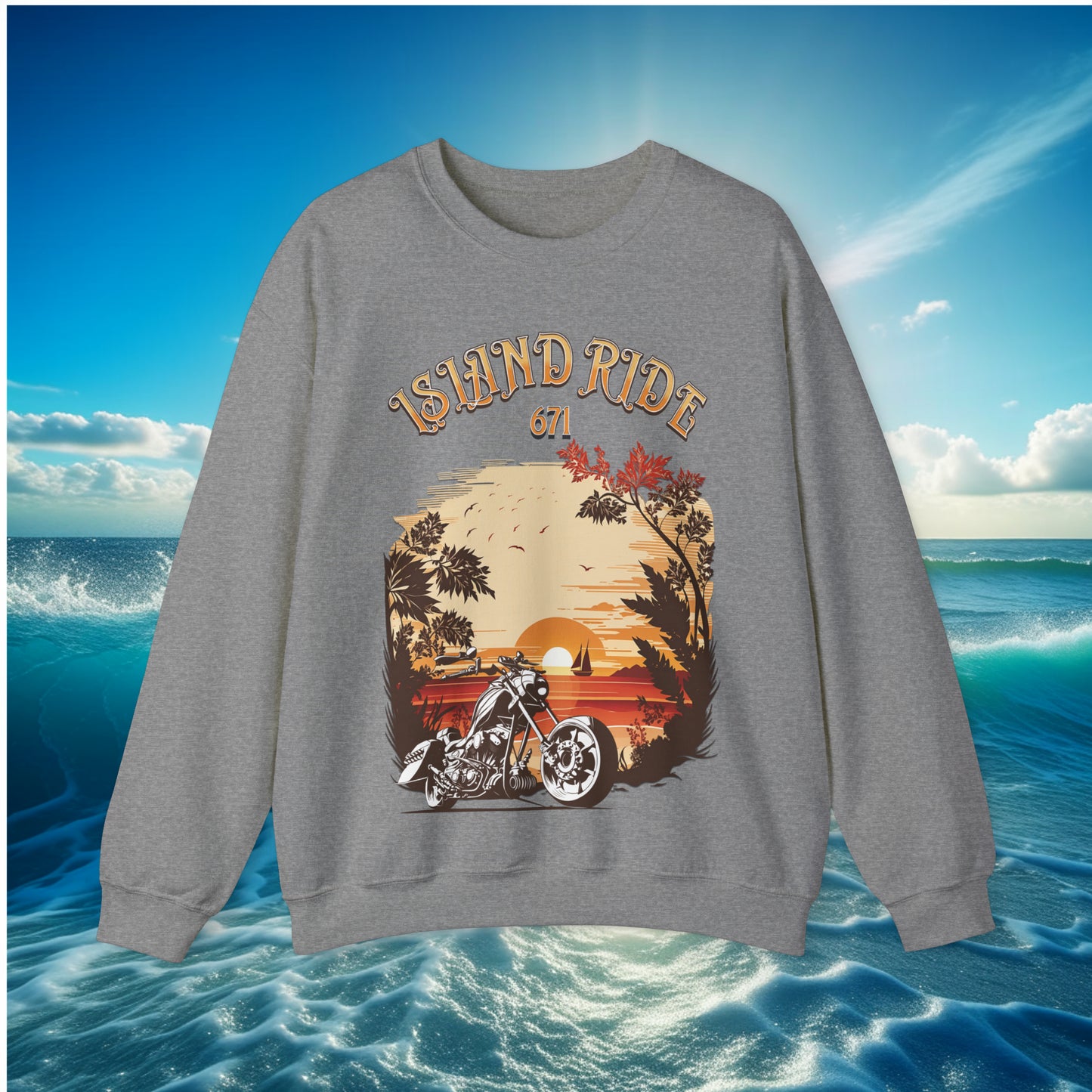 Island Ride 671 Unisex Sweatshirt