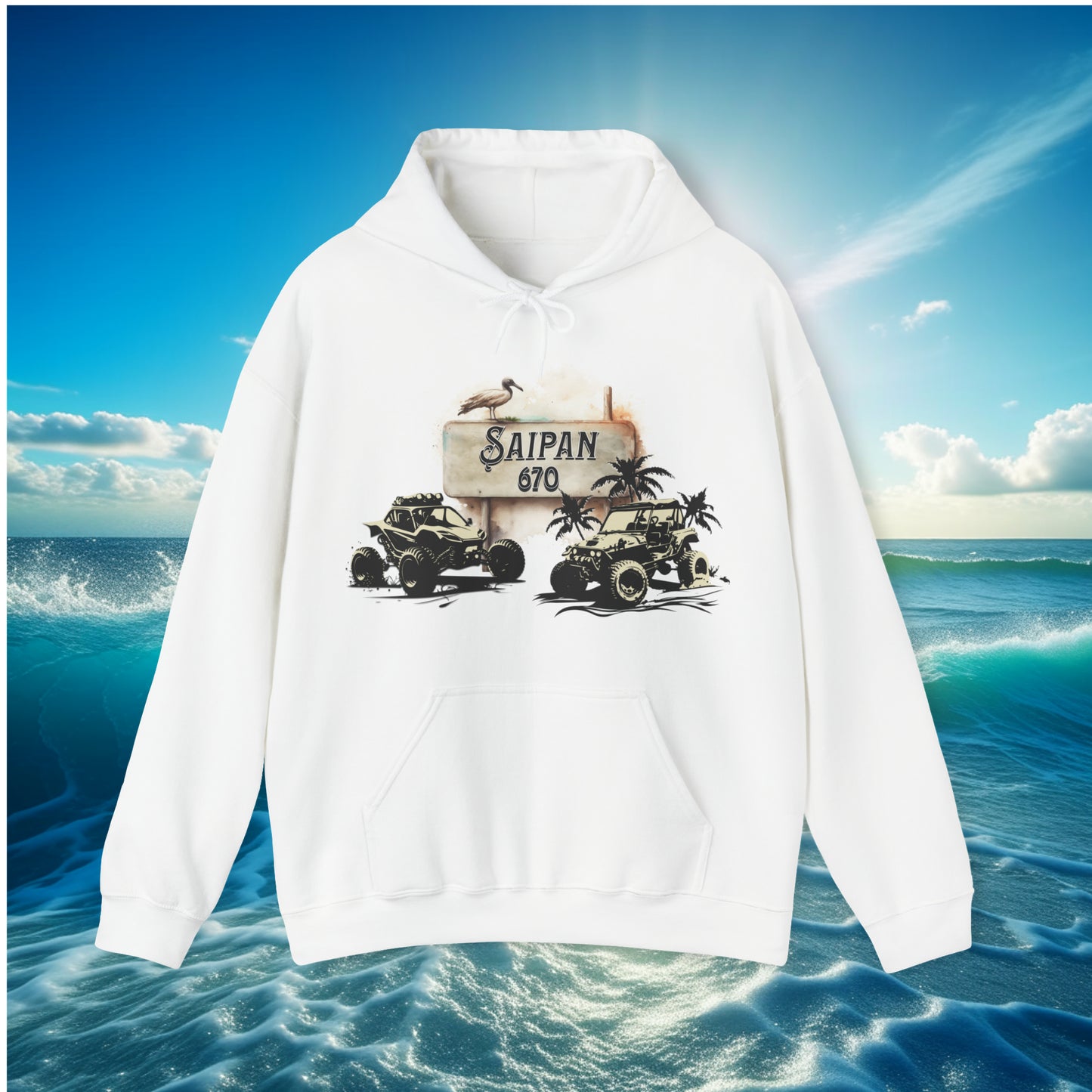 Saipan 670 4wheeler Pullover Unisex Hoodie