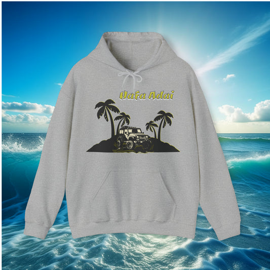 Hafa Adai Jeep Pullover Unisex Hoodie