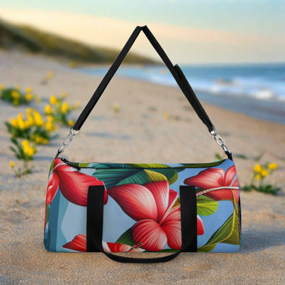 Hibiscus Flower Duffel Bag