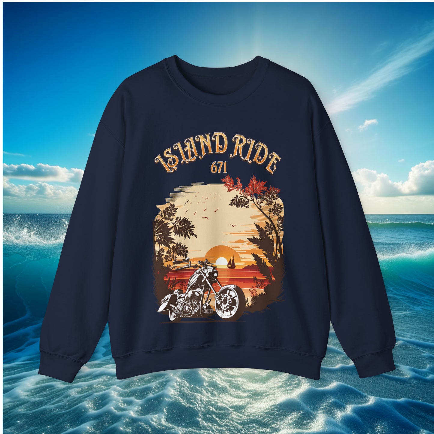 Island Ride 671 Unisex Sweatshirt