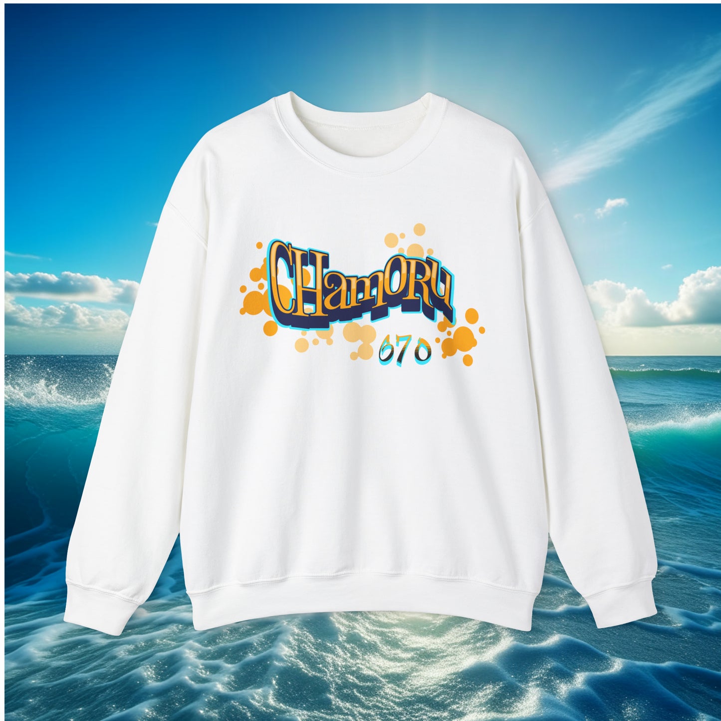 CHamoru Bubbles 670 Unisex Sweatshirt