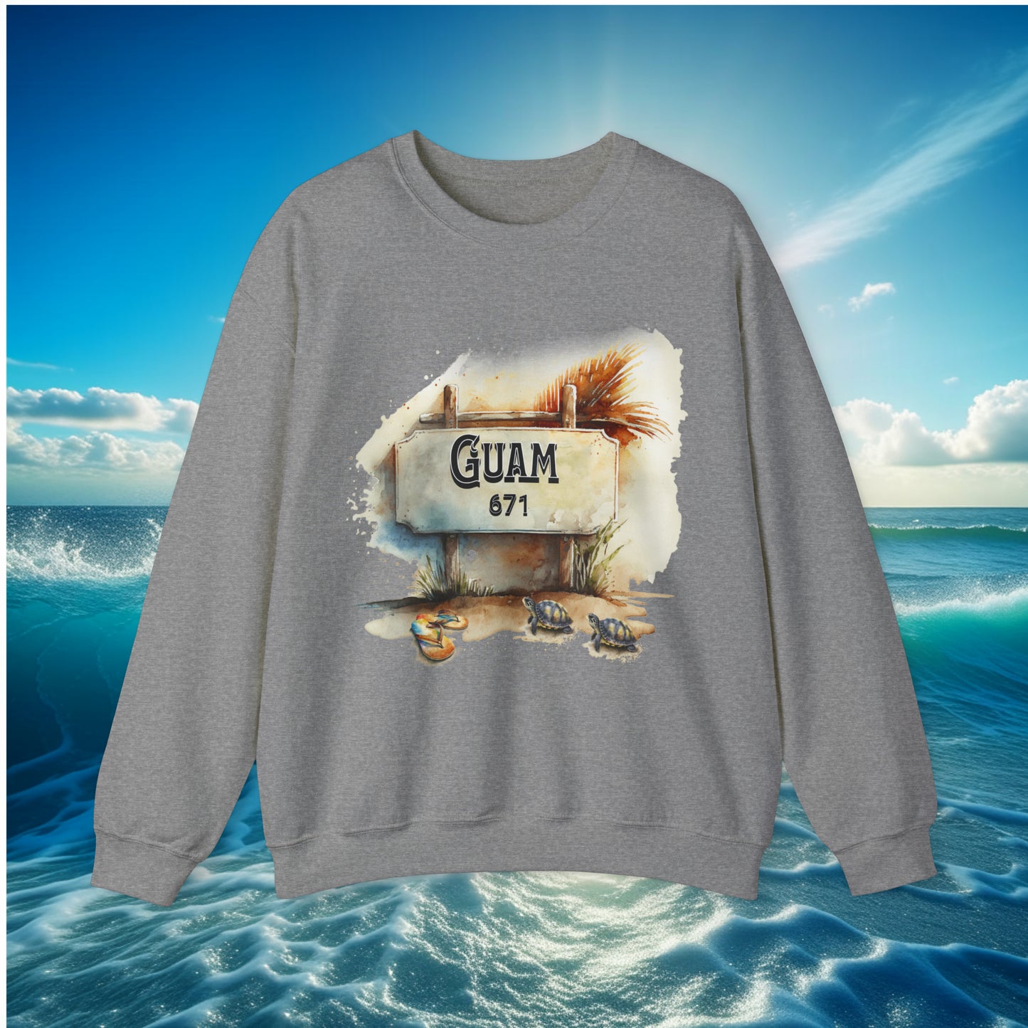 Guam 671 Unisex Sweatshirt