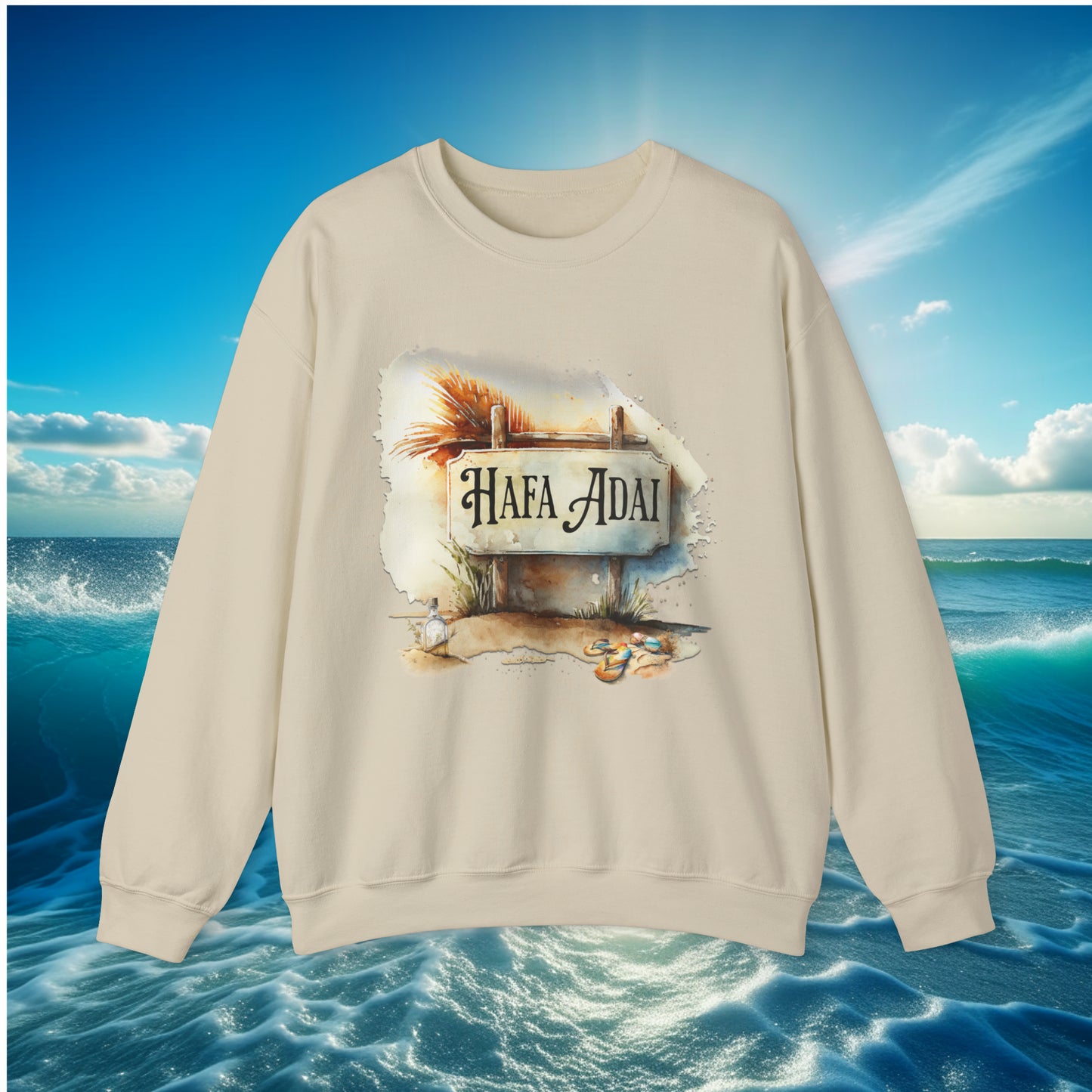 Hafa Adai Sign Unisex Sweatshirt