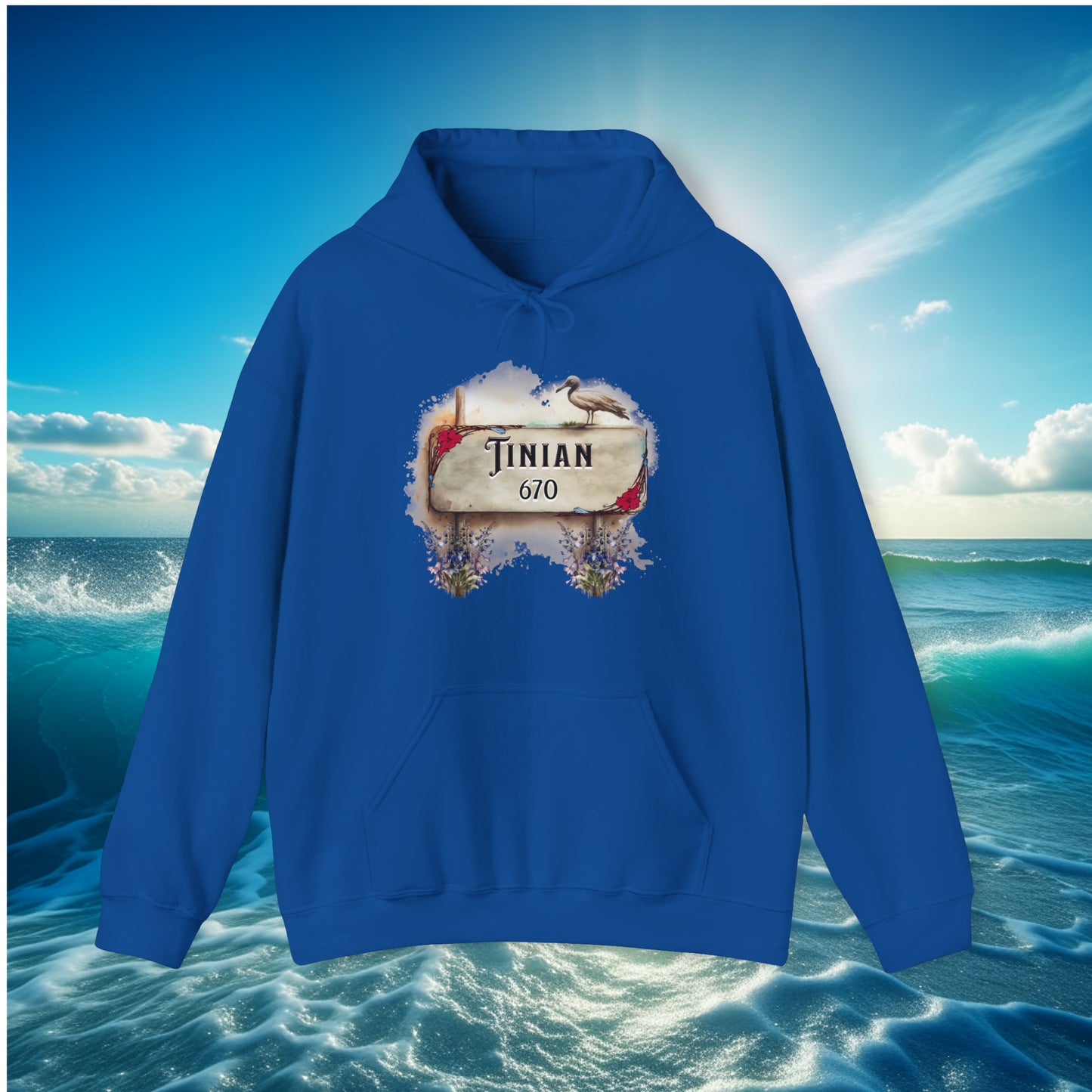 Tinian 670 Pullover Unisex Hoodie