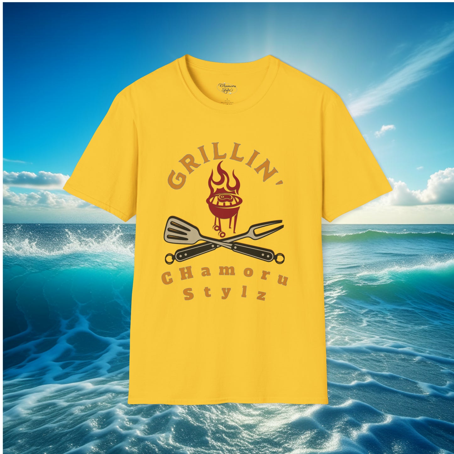 Grillin' CHamoru Stylz Unisex T-Shirt