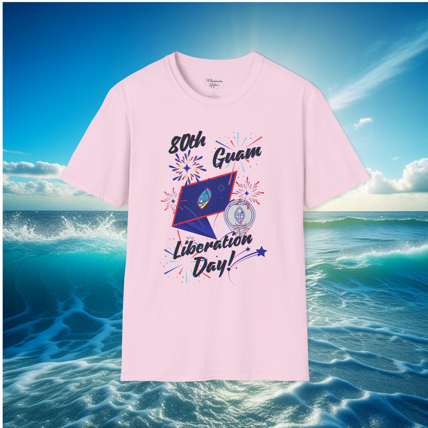 Guam 80th Liberation Day Fireworks Unisex T-shirt