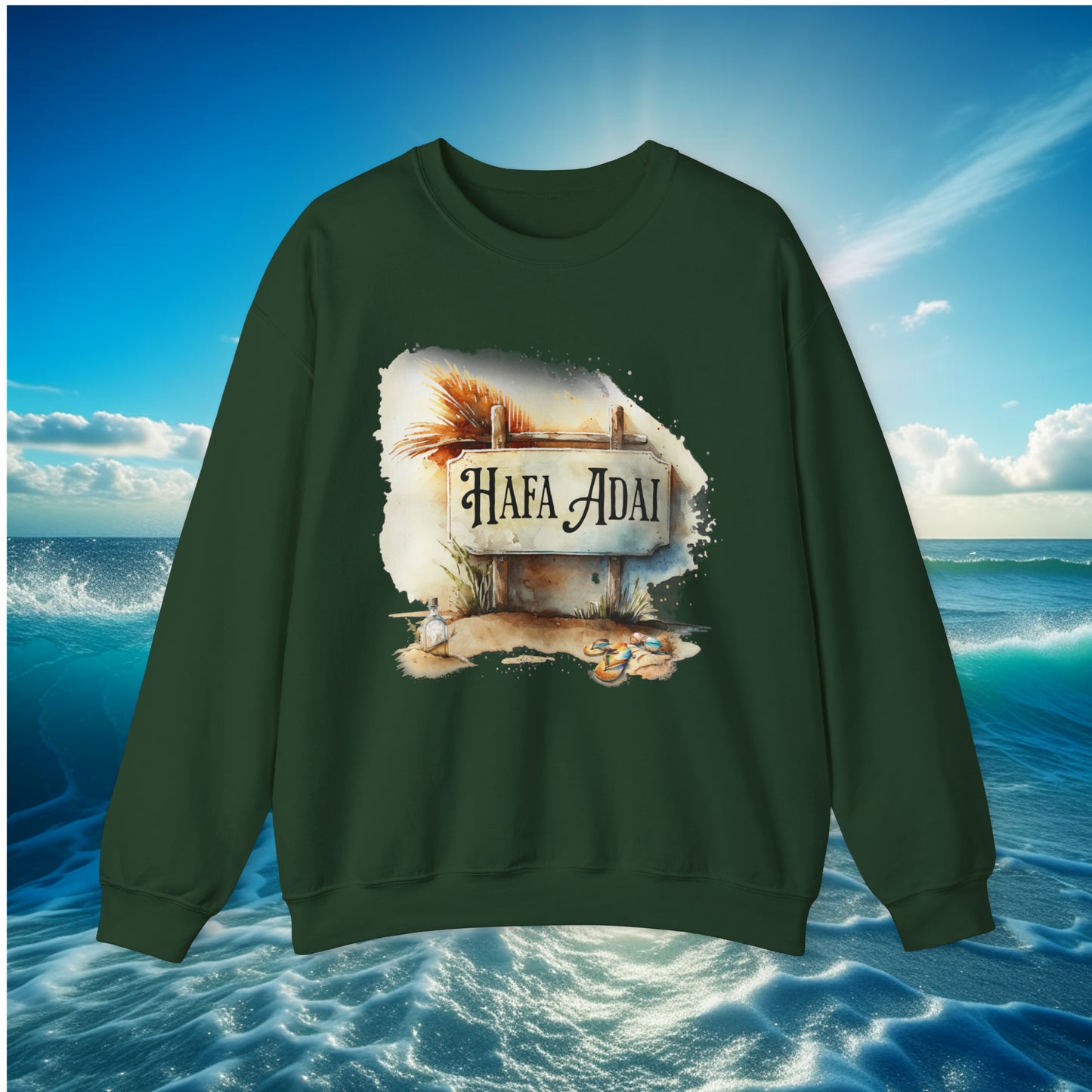 Hafa Adai Sign Unisex Sweatshirt