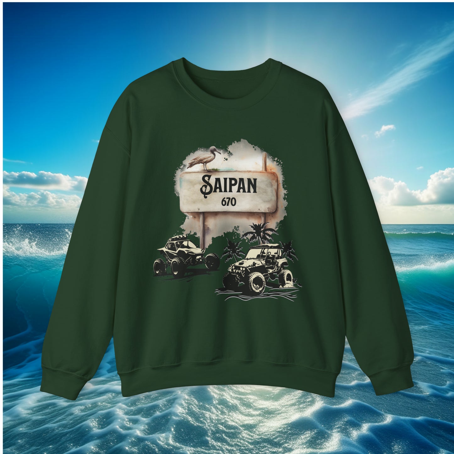 Saipan 670 4wheeler Unisex Sweatshirt