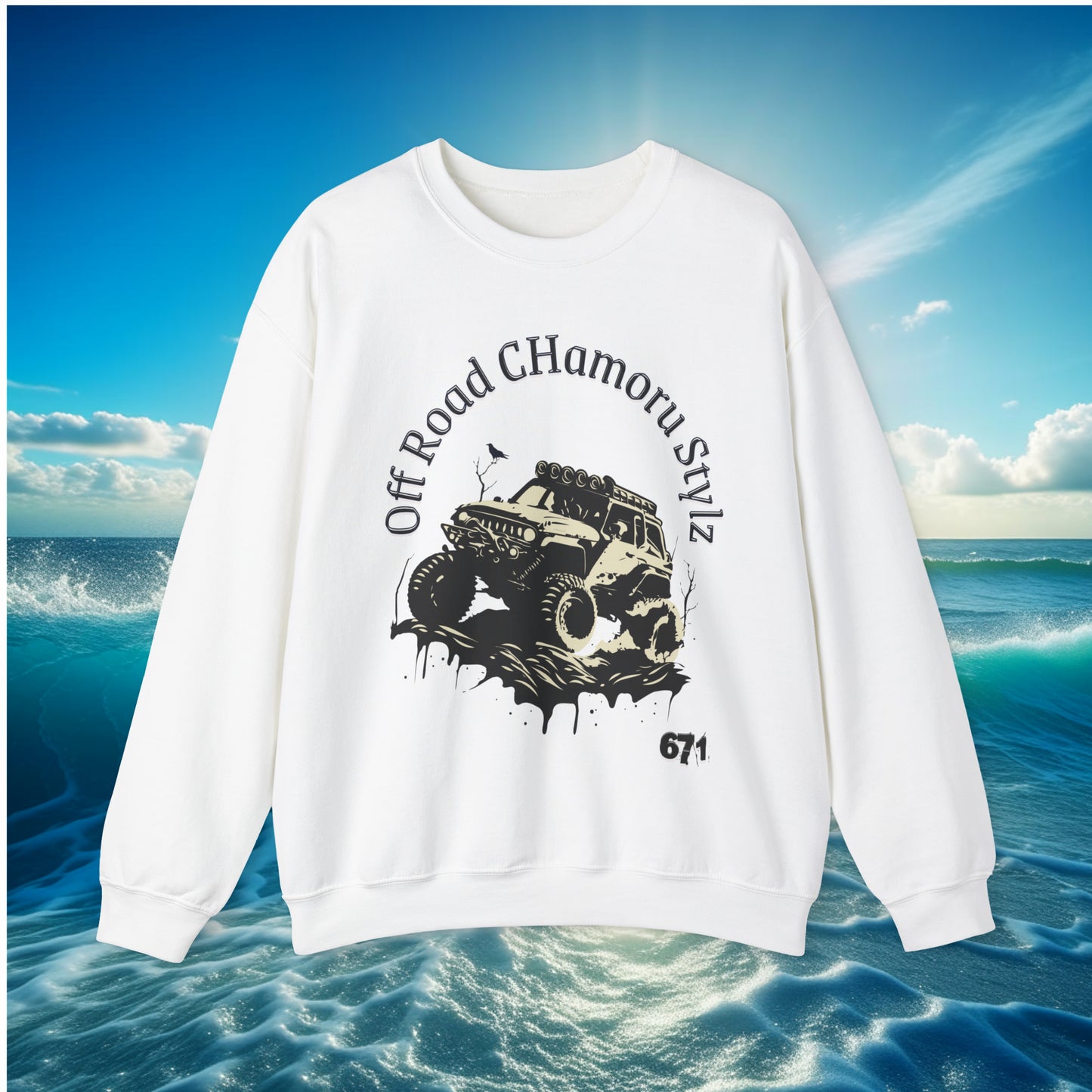 Off Road CHamoru Stylz 671 Unisex Sweatshirt