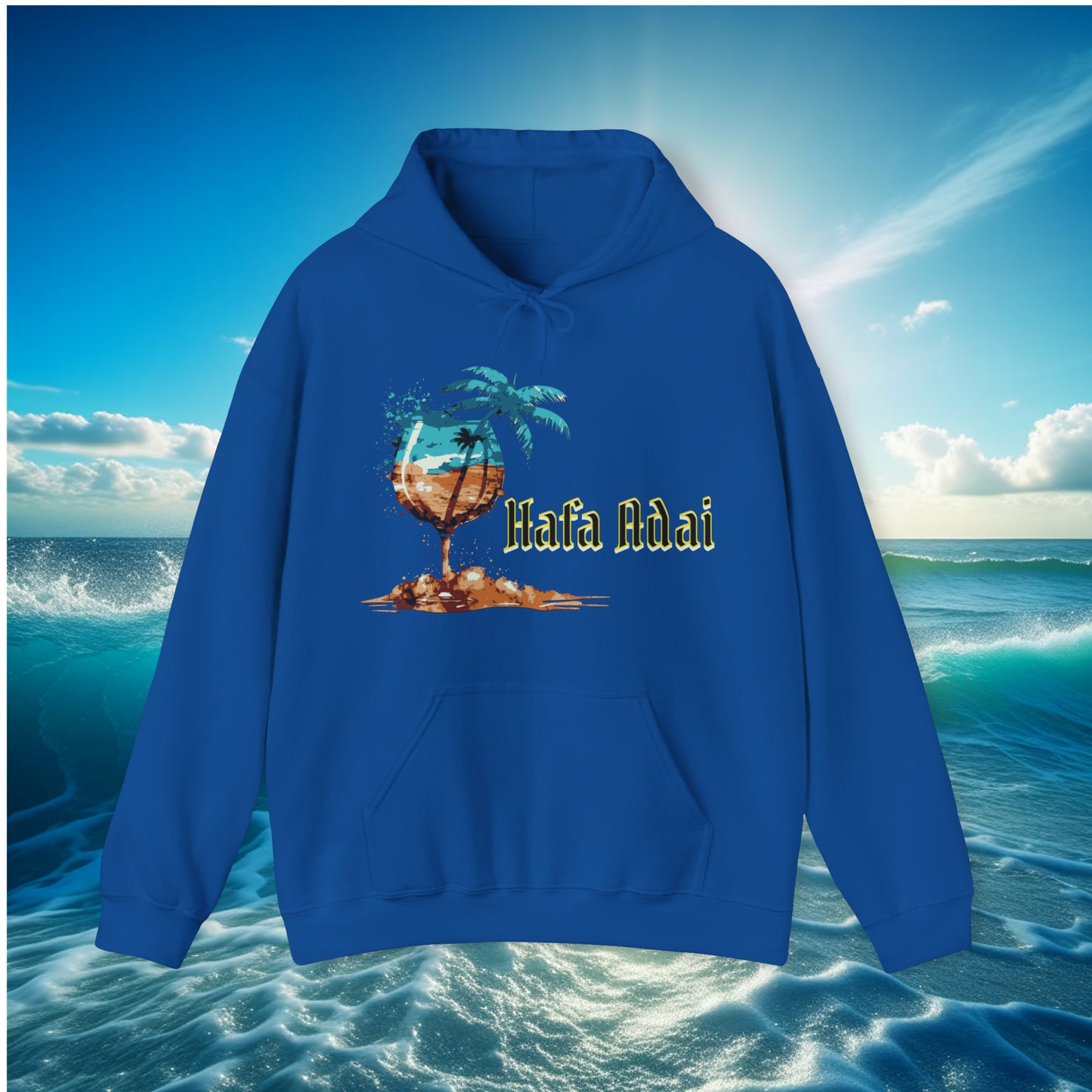 Hafa Adai Glass Pullover Unisex Hoodie