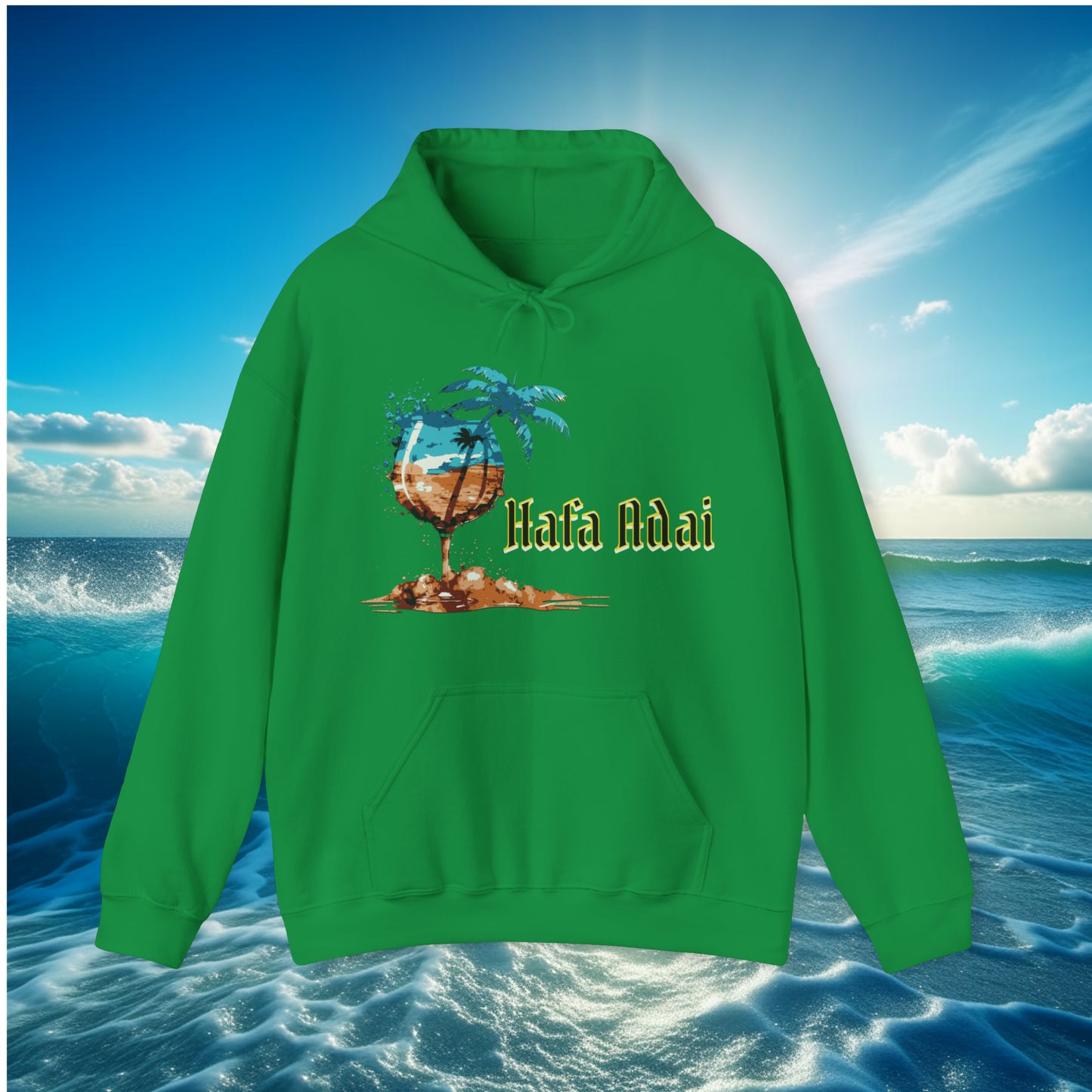 Hafa Adai Glass Pullover Unisex Hoodie