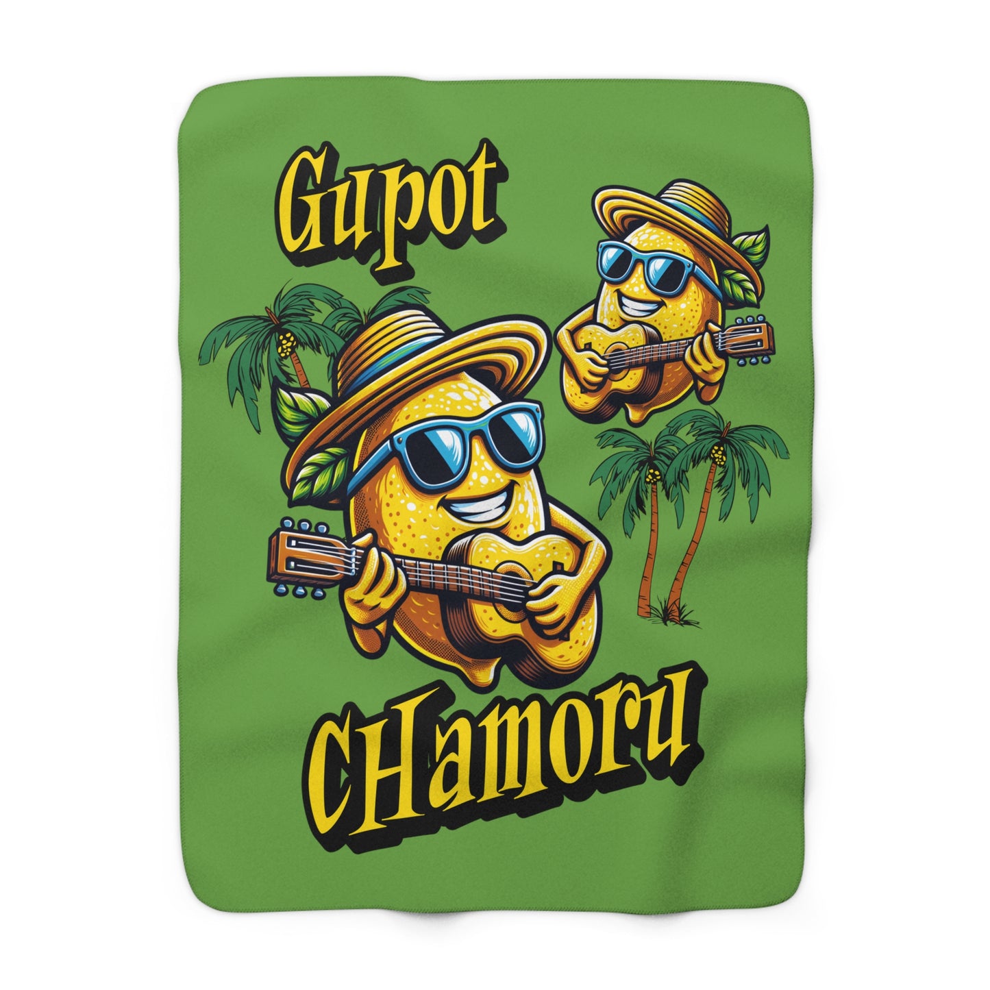 Gupot CHamoru Sherpa Fleece Throw Blanket