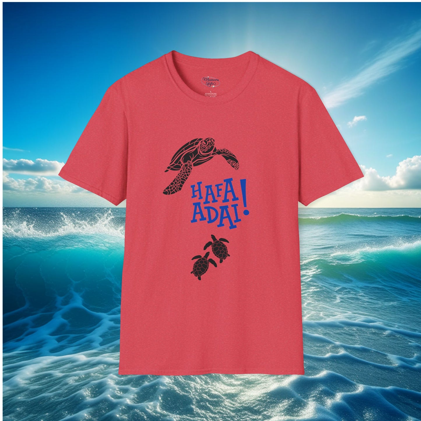 Hafa Adai Turtles Unisex T-Shirt