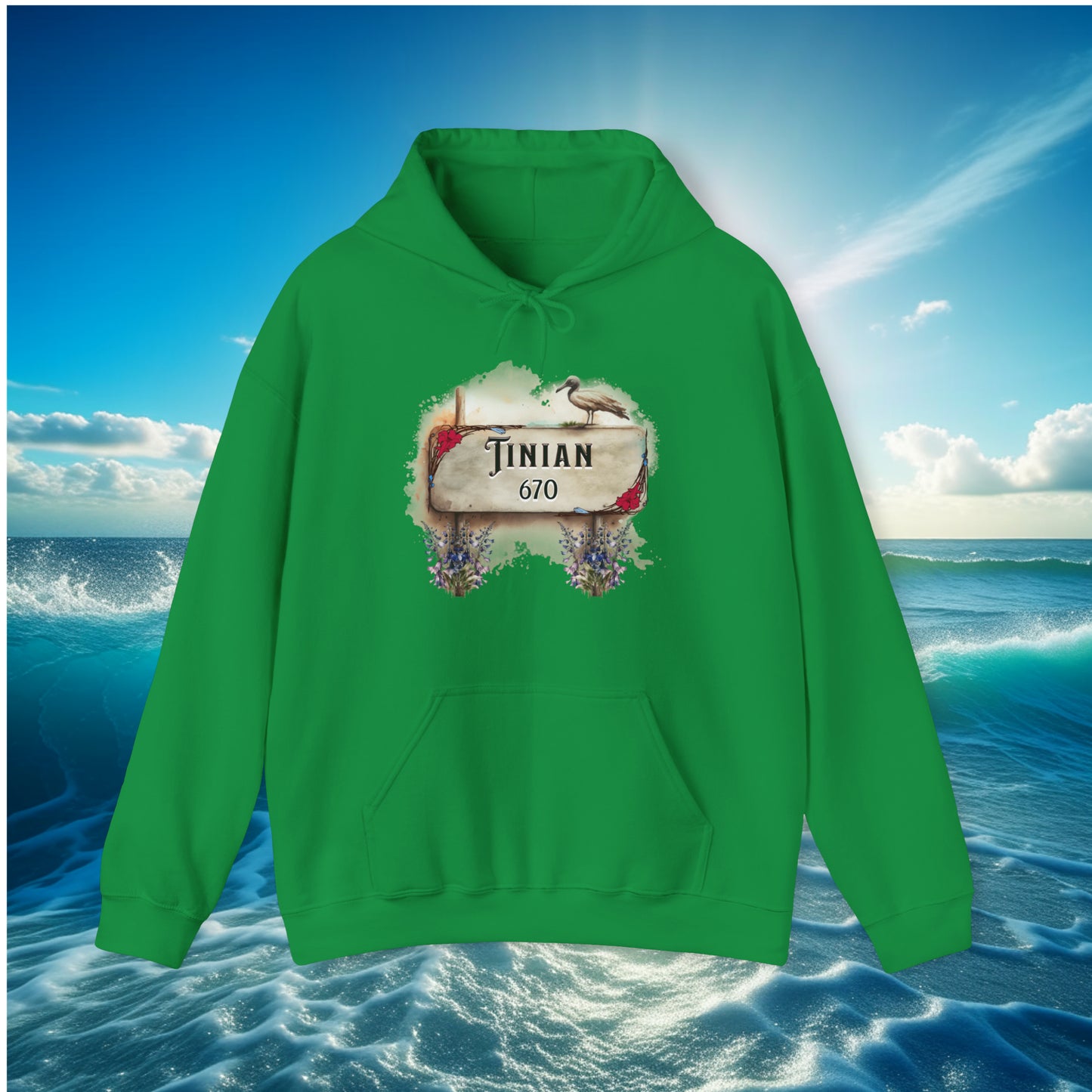 Tinian 670 Pullover Unisex Hoodie