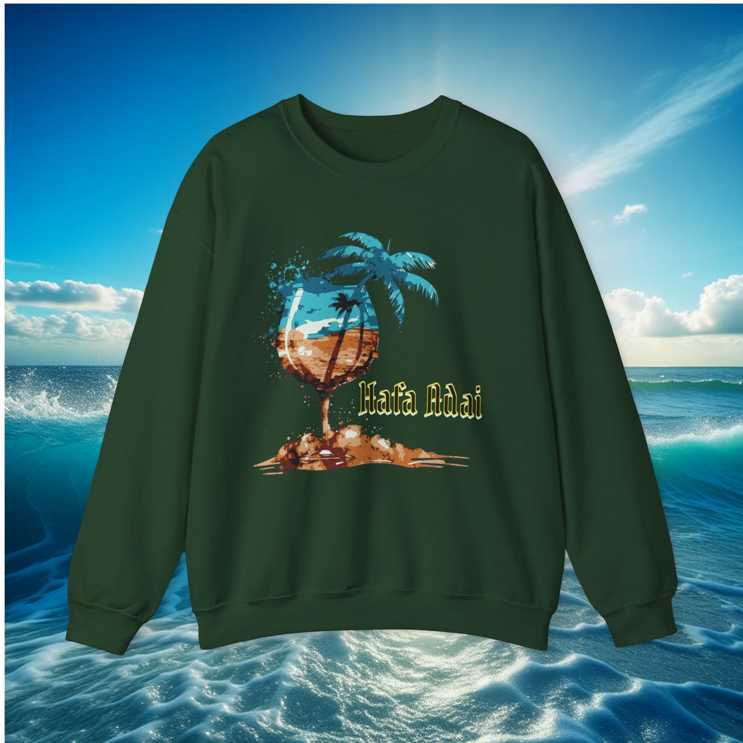 Hafa Adai Glass Unisex Sweatshirt