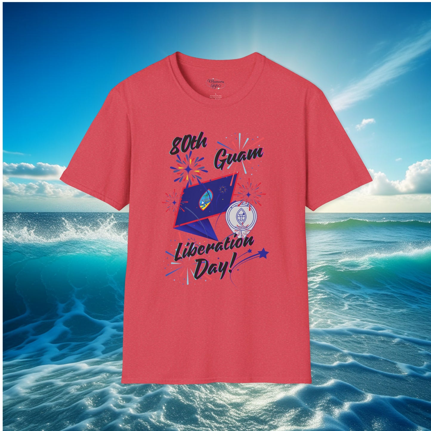 Guam 80th Liberation Day Fireworks Unisex T-shirt