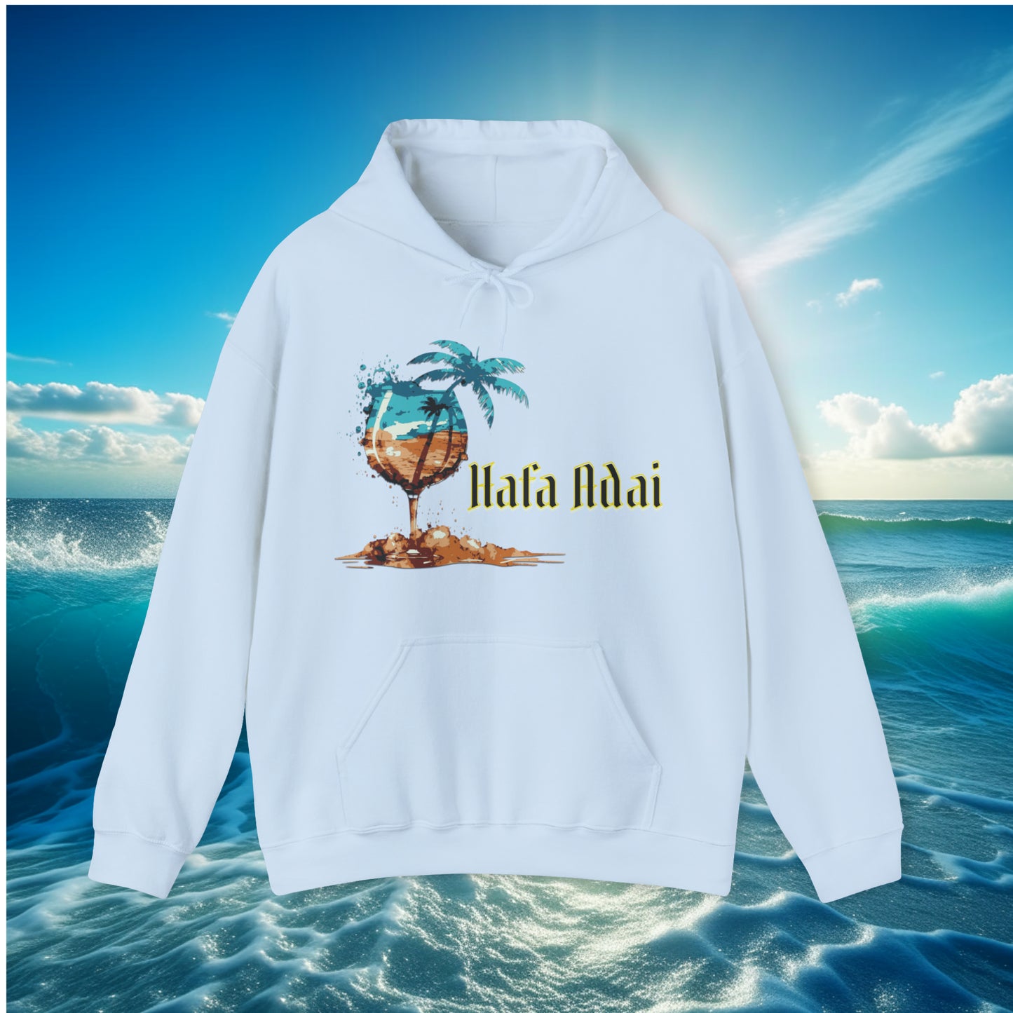 Hafa Adai Glass Pullover Unisex Hoodie