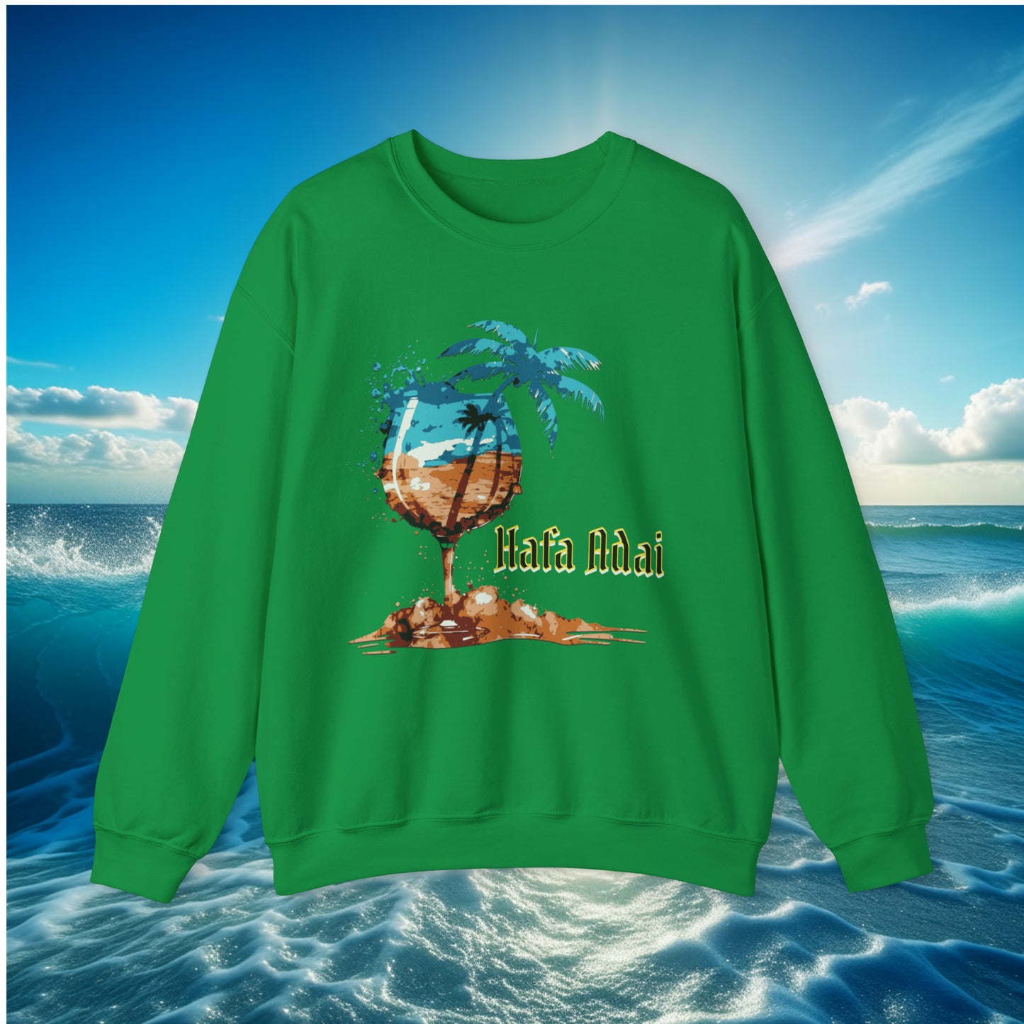 Hafa Adai Glass Unisex Sweatshirt