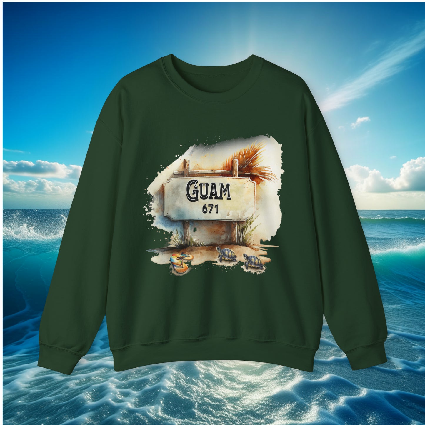 Guam 671 Unisex Sweatshirt