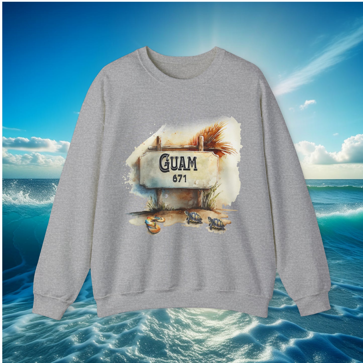 Guam 671 Unisex Sweatshirt