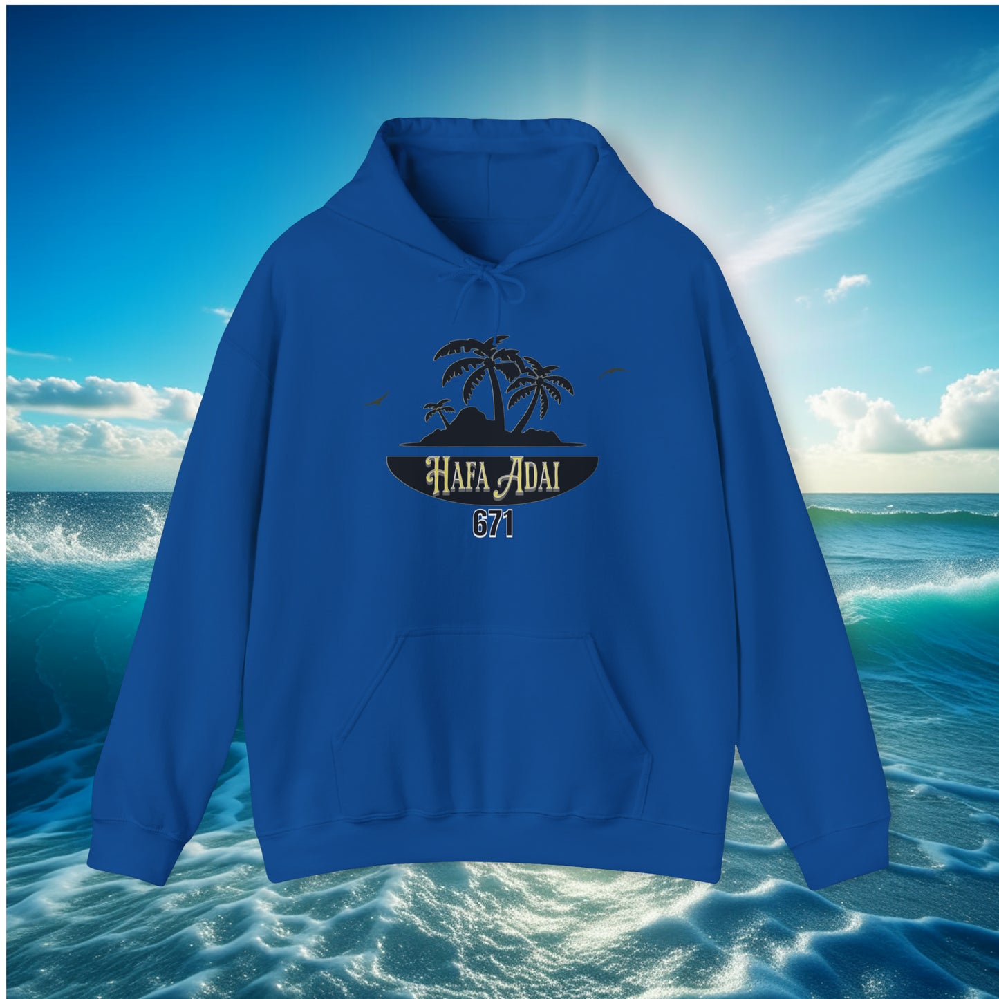 Hafa Adai 671 Island Pullover Unisex Hoodie